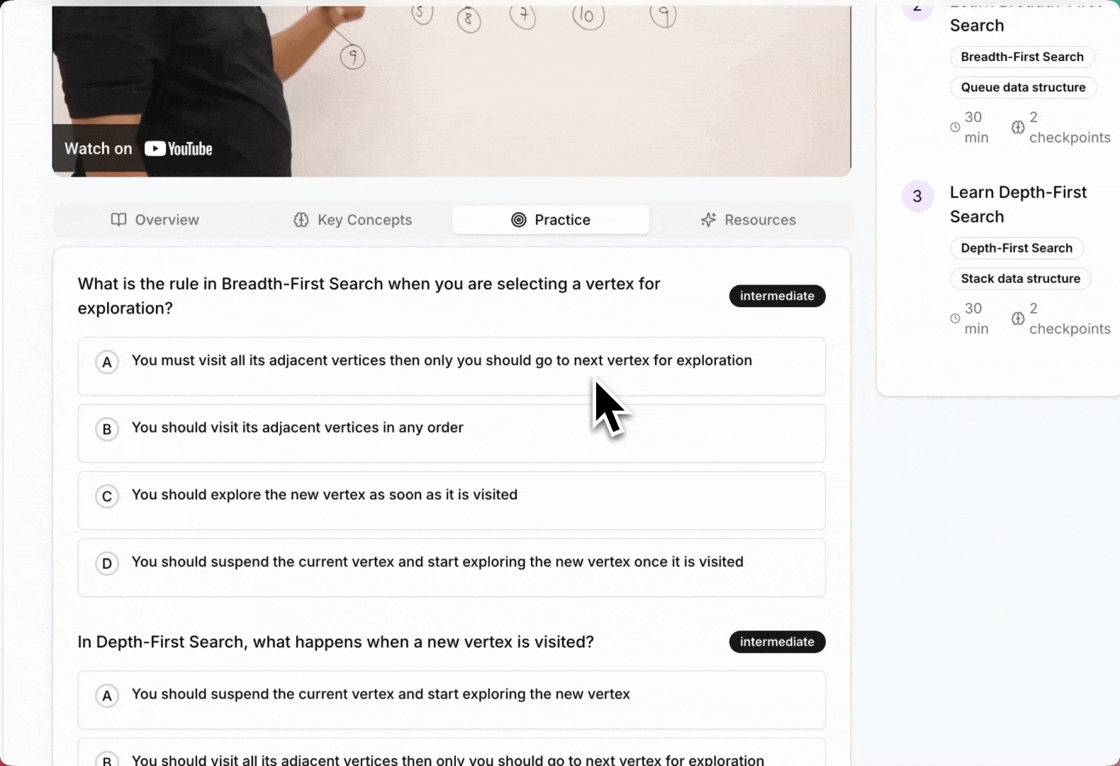 Demo of Progress Tracking